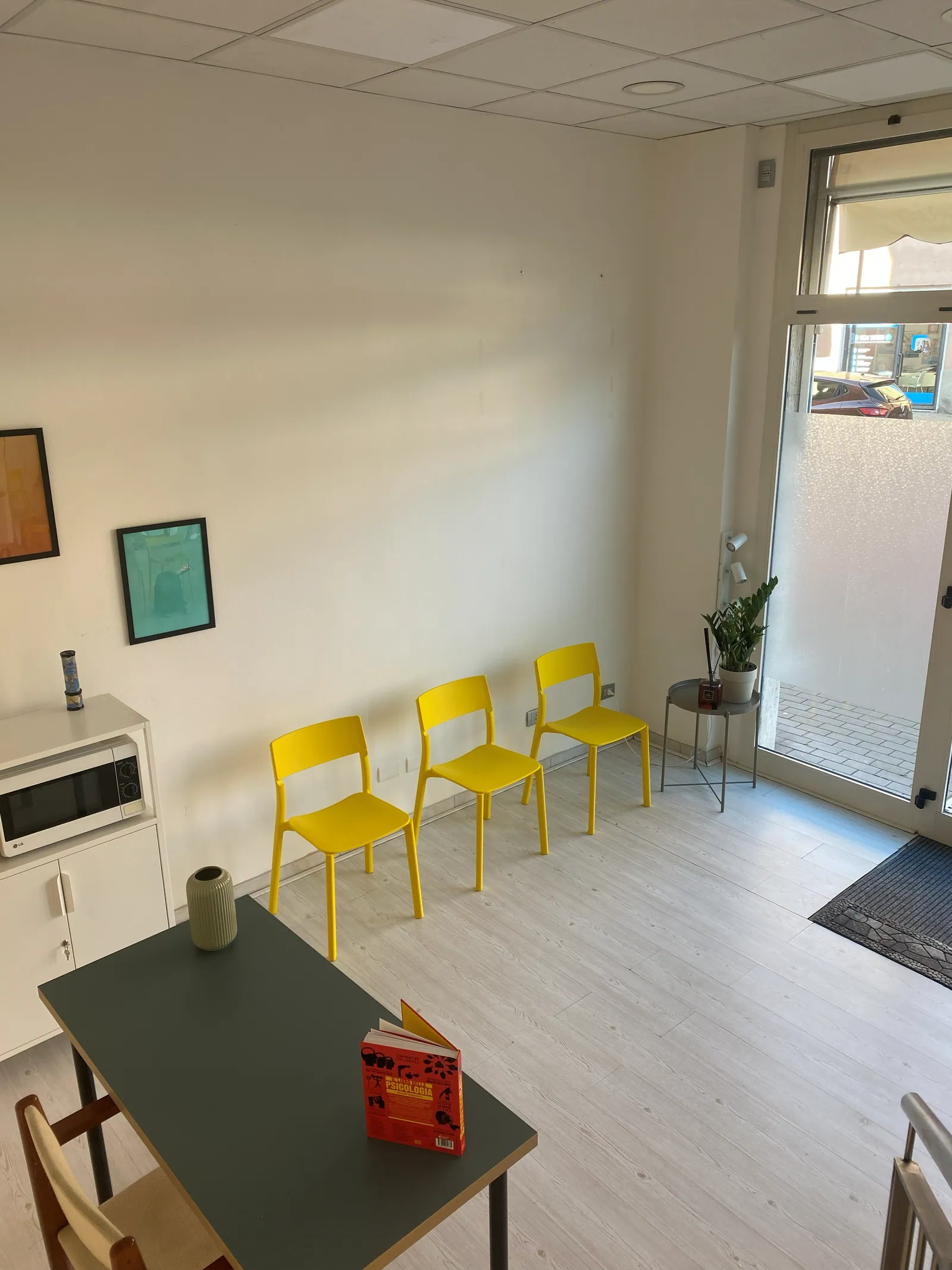 Angolo dello studio di psicoterapia